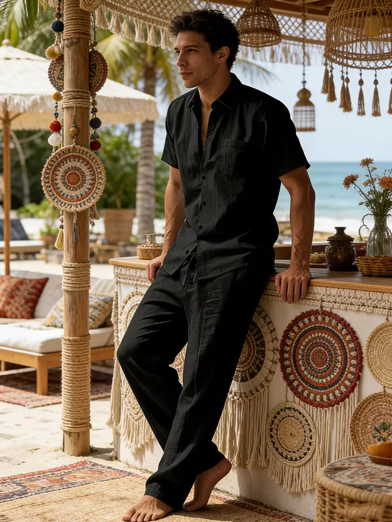 Ensemble de vêtements décontractés d'été pour hommes
