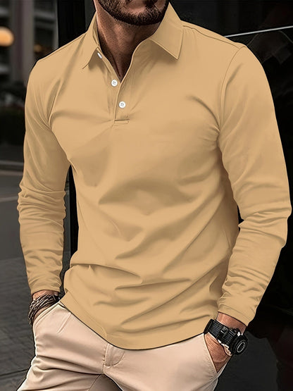 Men's Long Sleeve Polo - Théo