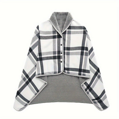 Portable Fleece Blanket – Warm and Comfortable for Home, Work, and Outdoor