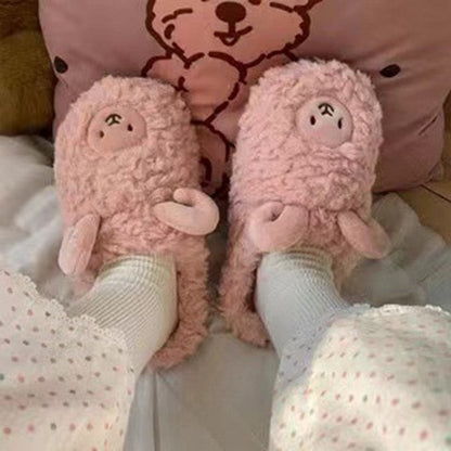 Snuggly Warm Animal Slippers with Soft Lining