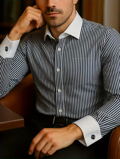 Chemise intelligente avec col mao