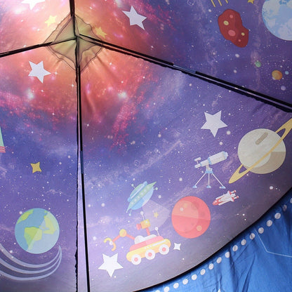 Tente de jeu escamotable Galaxy Explorer - Thème spatial, pour l’intérieur et l’extérieur