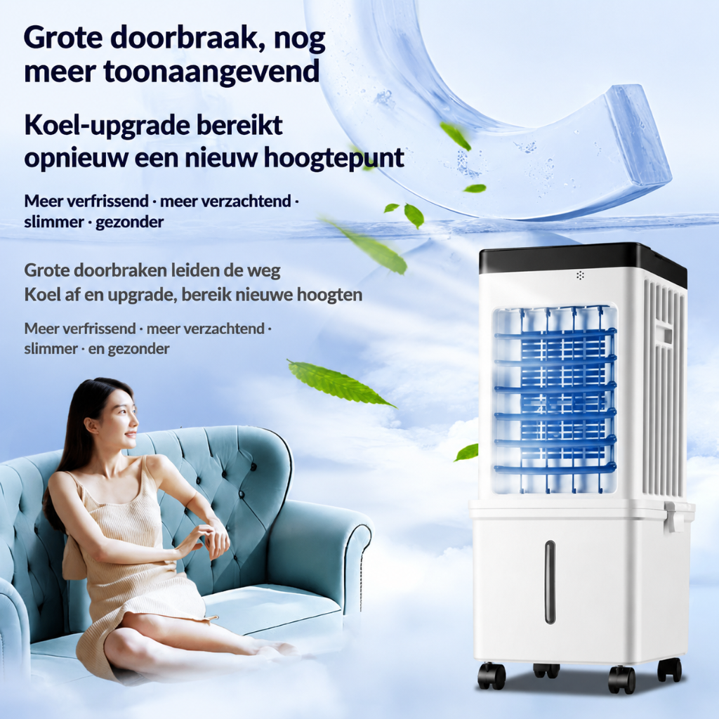Ventilatore da tavolo portatile mini con funzione oscillante e potente circolazione dell'aria