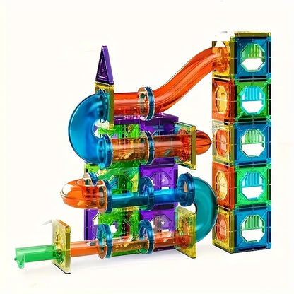 Set magnetische bouwblokken - 69 stuks, avontuurlijk bouwen