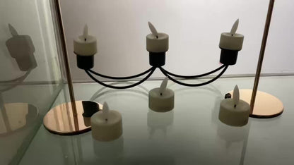 Velas de té mágicas sin llama - Juego con mando a distancia y temporizador regulable