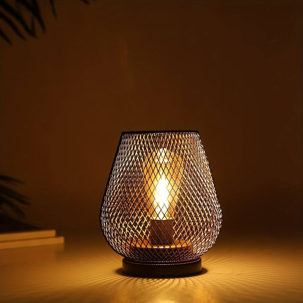 Sada stolních lamp RusticMesh – Industriální styl a atmosférické osvětlení