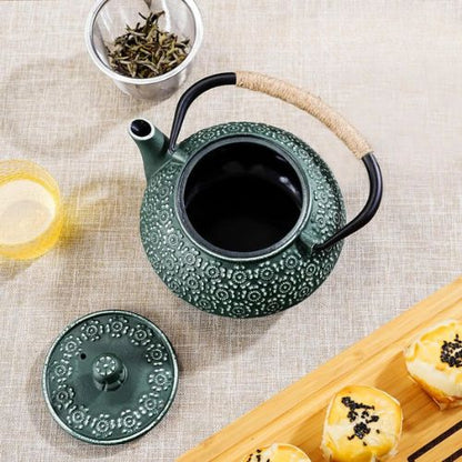Cast Iron Teapot - Japanese Style - With Infuser