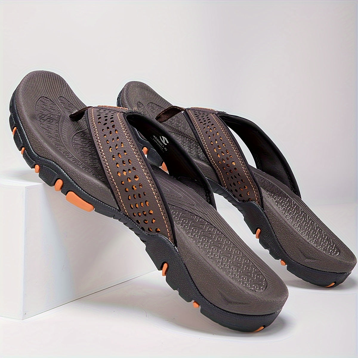 Comfortable and Durable Men's Slip-On Sandals – With EVA Cushion and Non-Slip TPR Sole