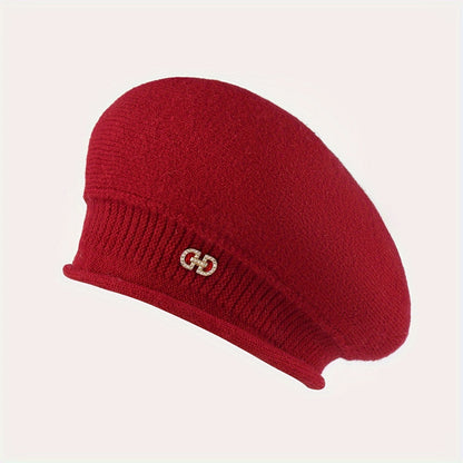 Elegantní pletený baret pro ženy - Elegance a teplo v zimě