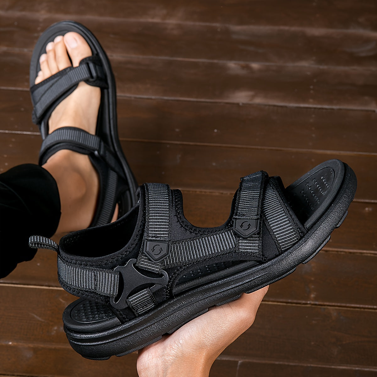 Sandalias TrailVent transpirables para hombre – Agarre cómodo para actividades al aire libre