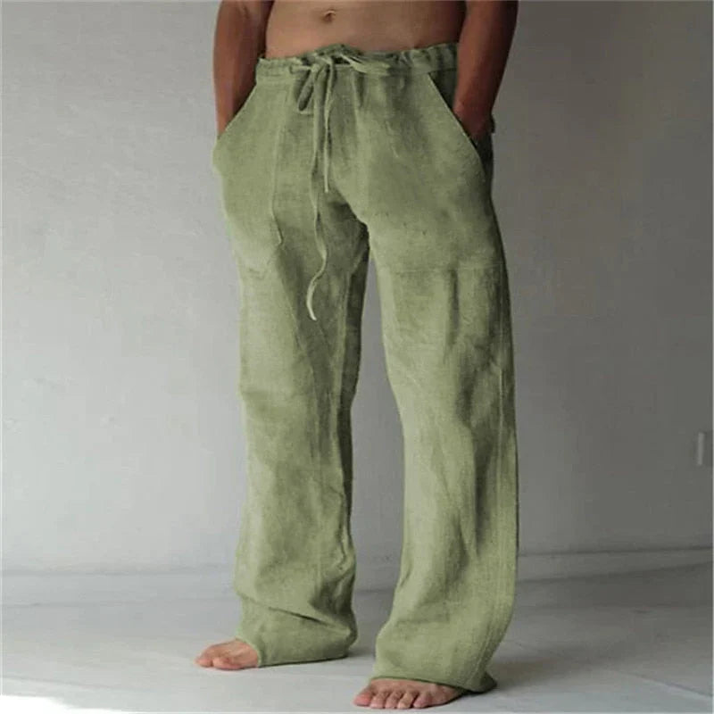 Men's Linen Trousers for Spring & Autumn