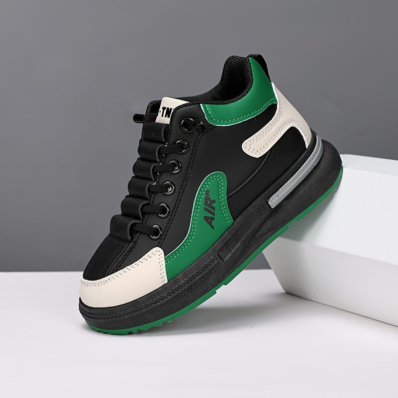 Boys' shoes, comfortable non-slip lace-up shoes with a soft sole - Leon