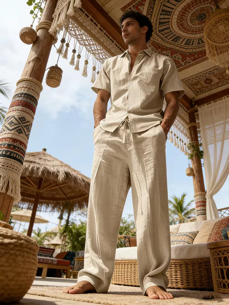 Ensemble de vêtements décontractés d'été pour hommes
