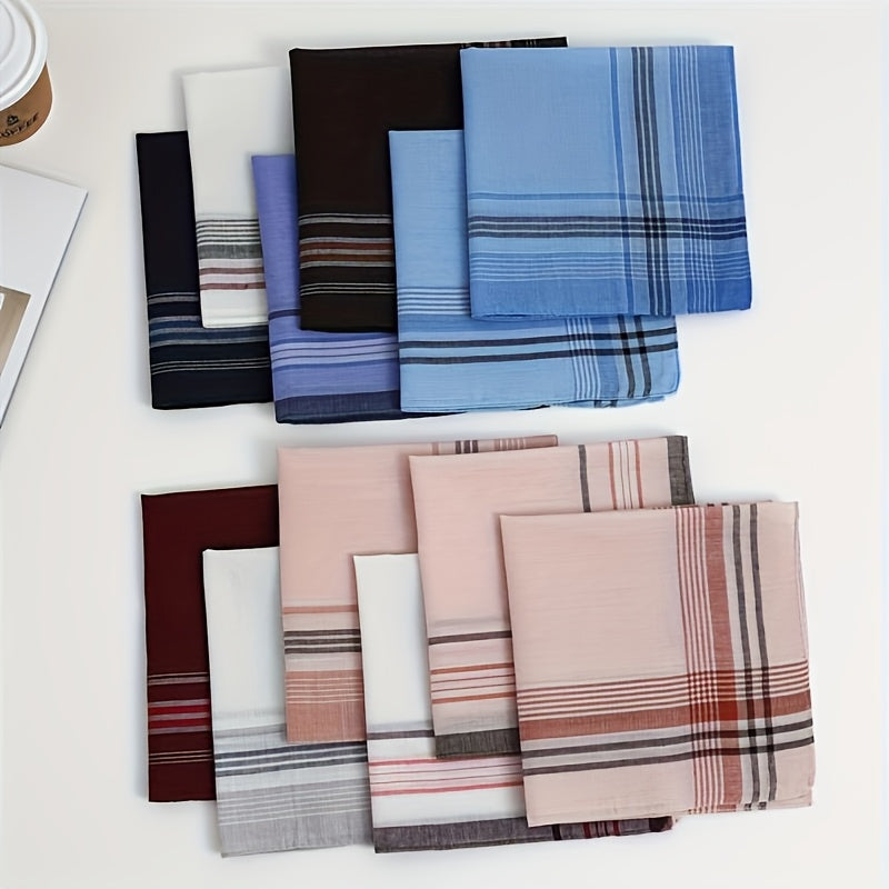 Elegant Cotton Handkerchiefs Set – Lightweight and Comfortable