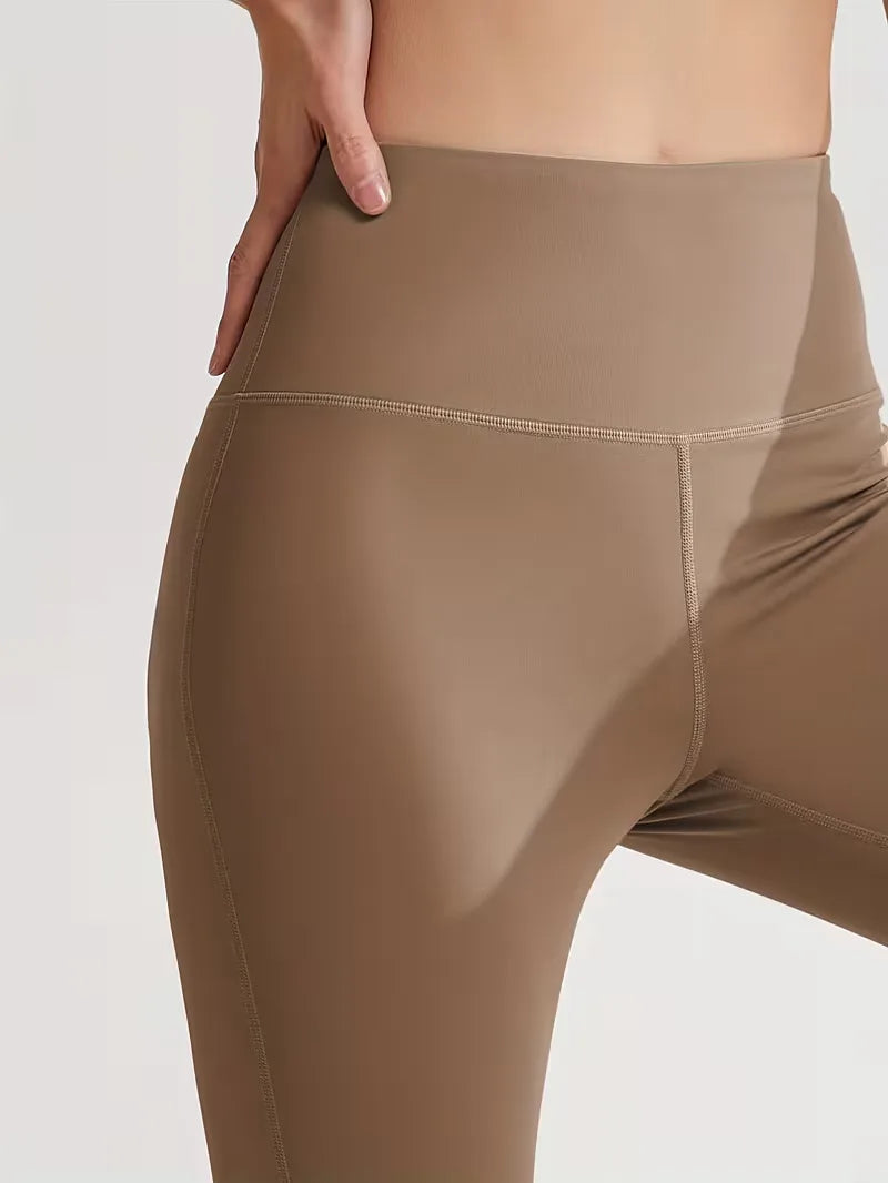 Flared Trousers with High Waist
