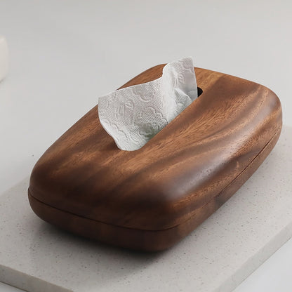 Portapañuelos de nogal – diseño elegante y funcional