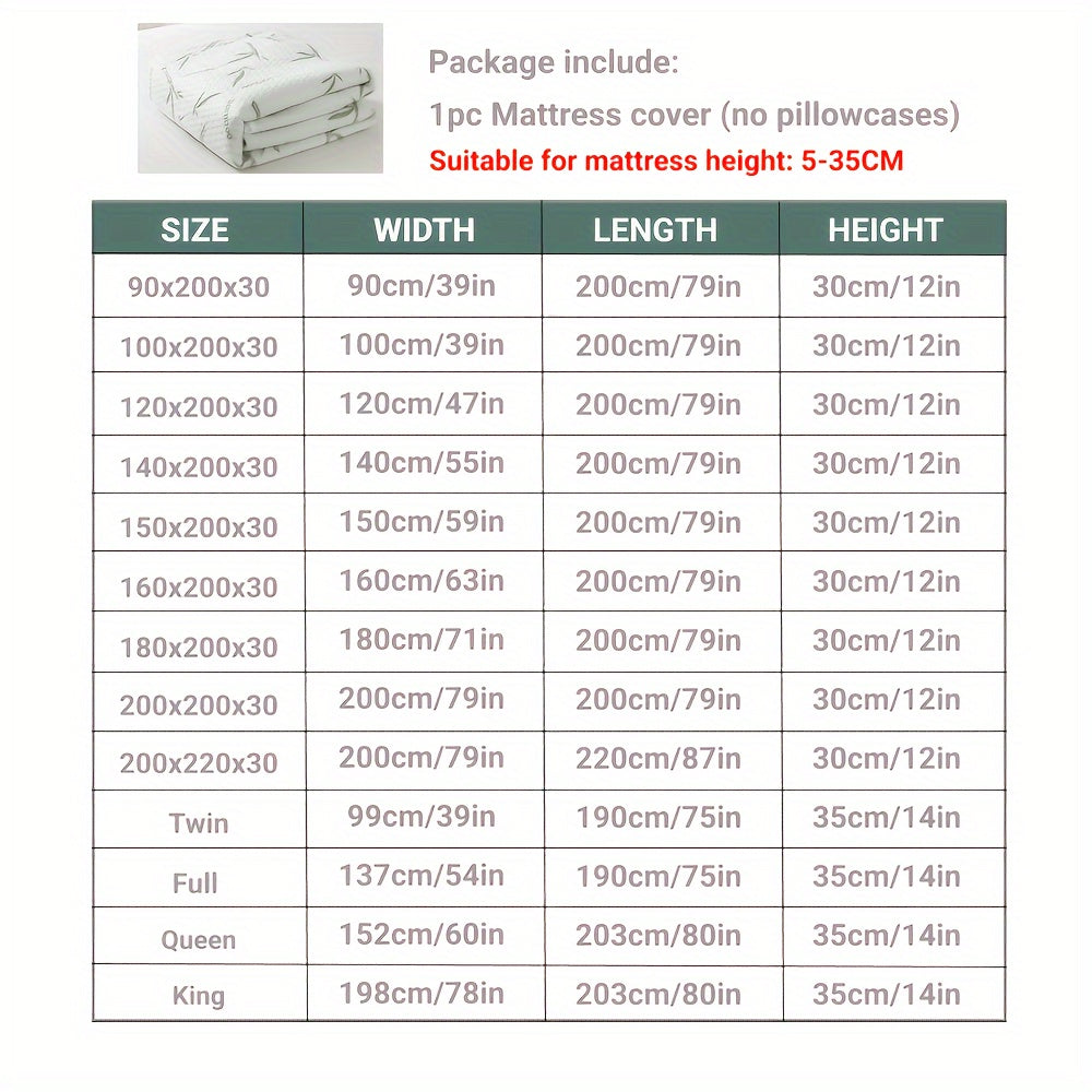 BambooCool Mattress Protector – Breathable and Cooling for Enhanced Sleep Comfort
