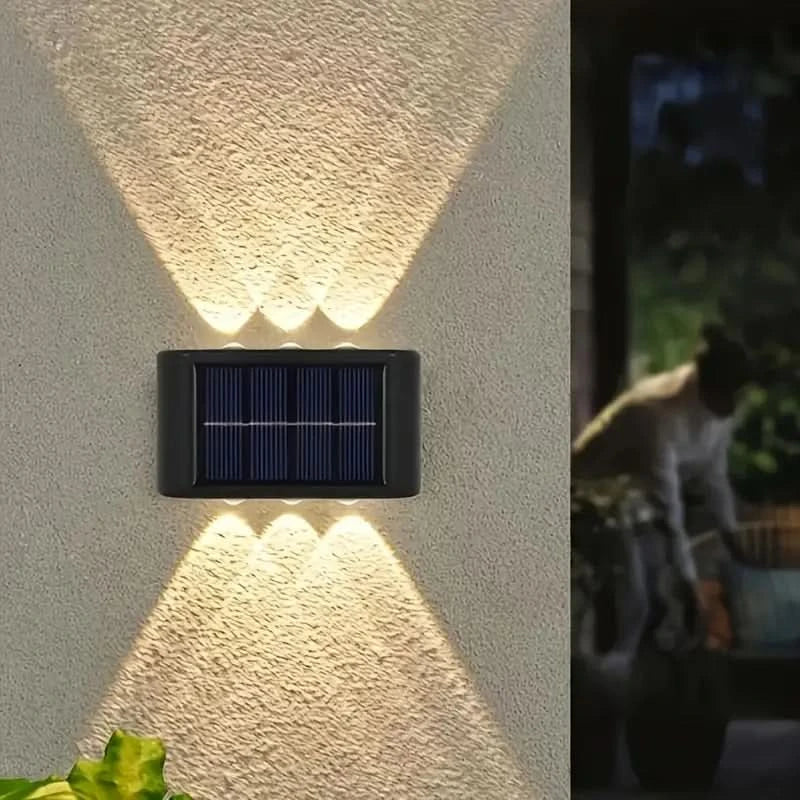 SunGlow - Applique murale d’extérieur élégante et écologique