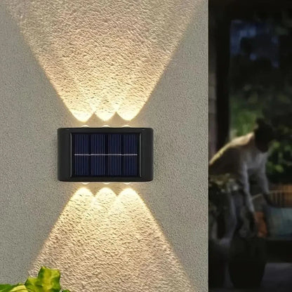 SunGlow - Applique murale d’extérieur élégante et écologique