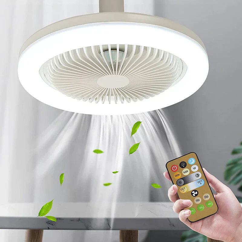 Ceiling Fan with LED - Screw-in Design - Remote Control