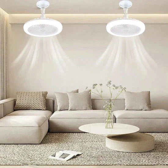 Ceiling Fan with LED - Screw-in Design - Remote Control