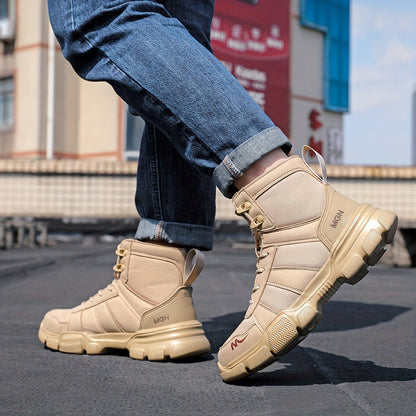 Men's Safety Shoes with Steel Toe – Puncture Resistant and Slip Resistant