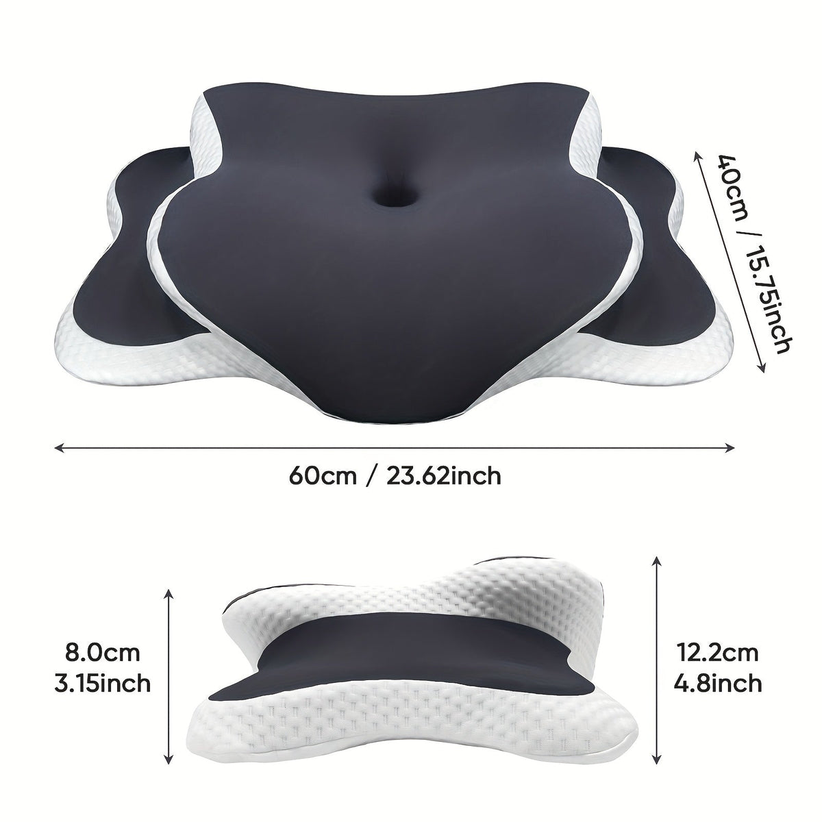 Ergonomisch nekkussen van traagschuim – Voor optimaal comfort en ondersteuning tijdens de nacht