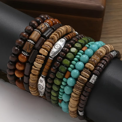 Set di braccialetti naturali - Per un look elegante
