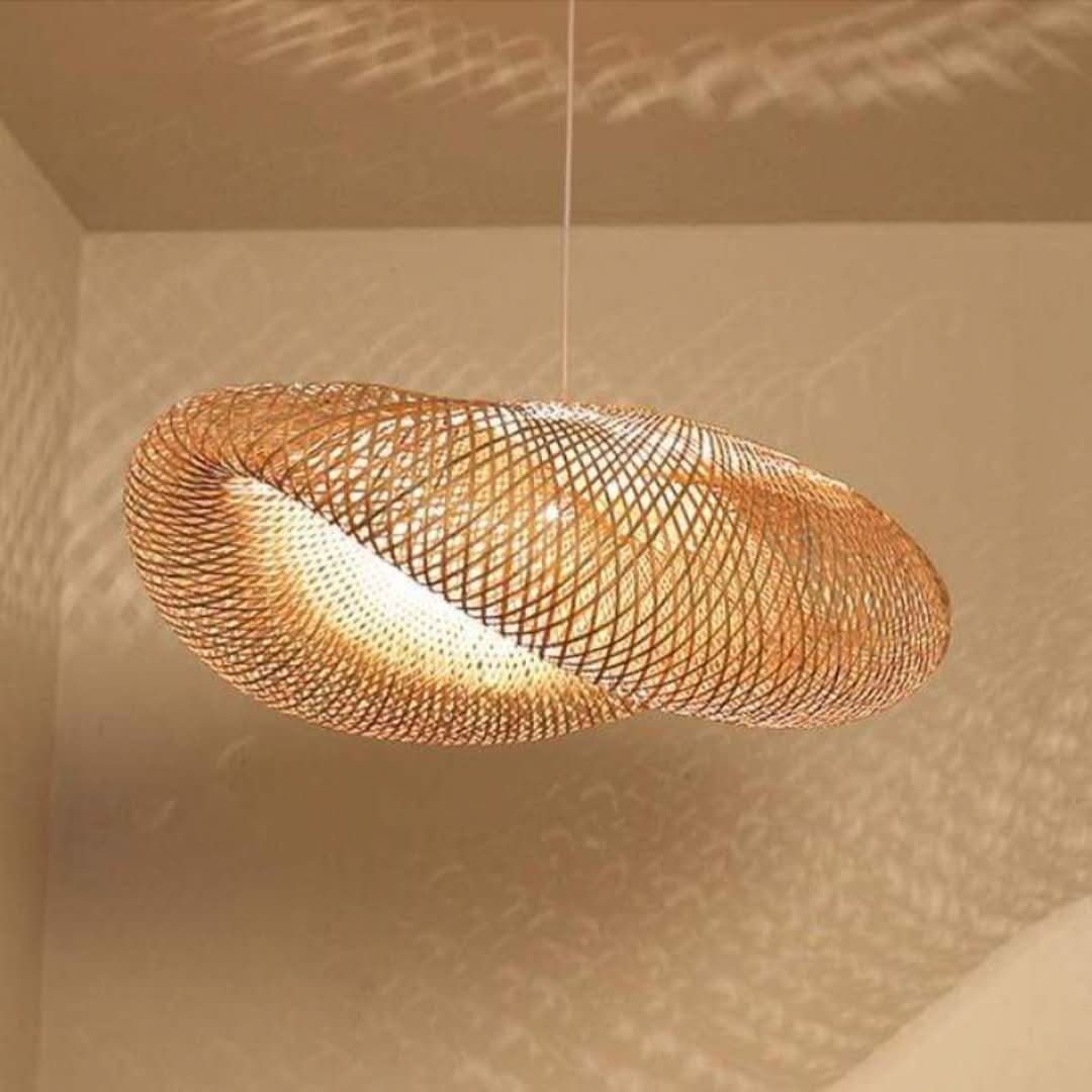 Muto - Bamboo LED Pendant Light