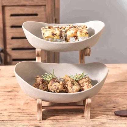 Stylish 3-Tier Fruit Stand Serving Bowl