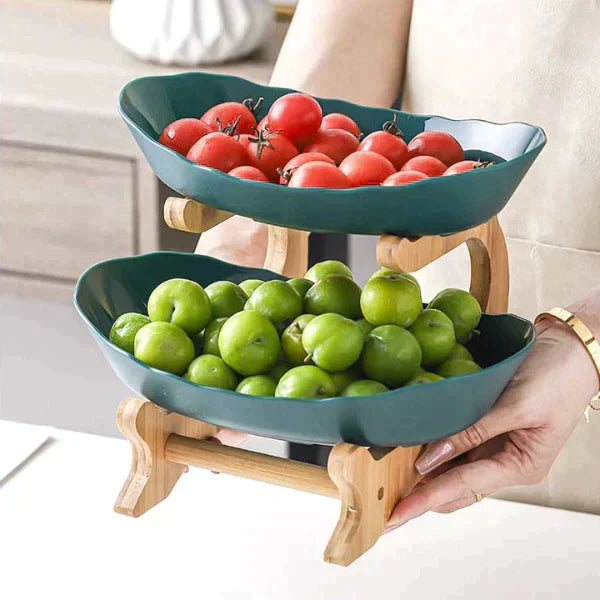 Stylish 3-Tier Fruit Stand Serving Bowl
