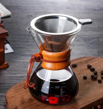 Cafeteira Chemex - Conjunto de dripper Hario V60 - A experiência de café perfeita