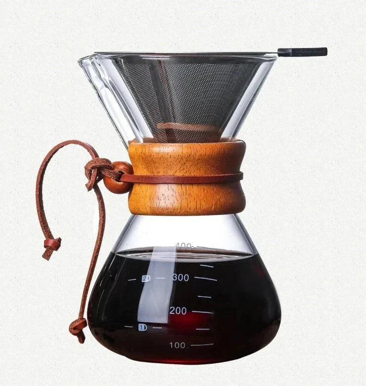 Cafeteira Chemex - Conjunto de dripper Hario V60 - A experiência de café perfeita