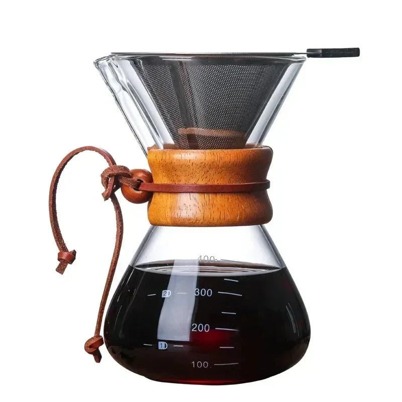 Cafeteira Chemex - Conjunto de dripper Hario V60 - A experiência de café perfeita