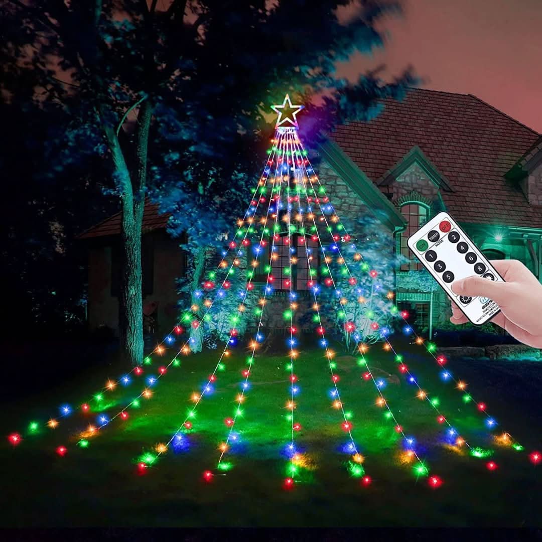 Outdoor Christmas Tree LED Light Show