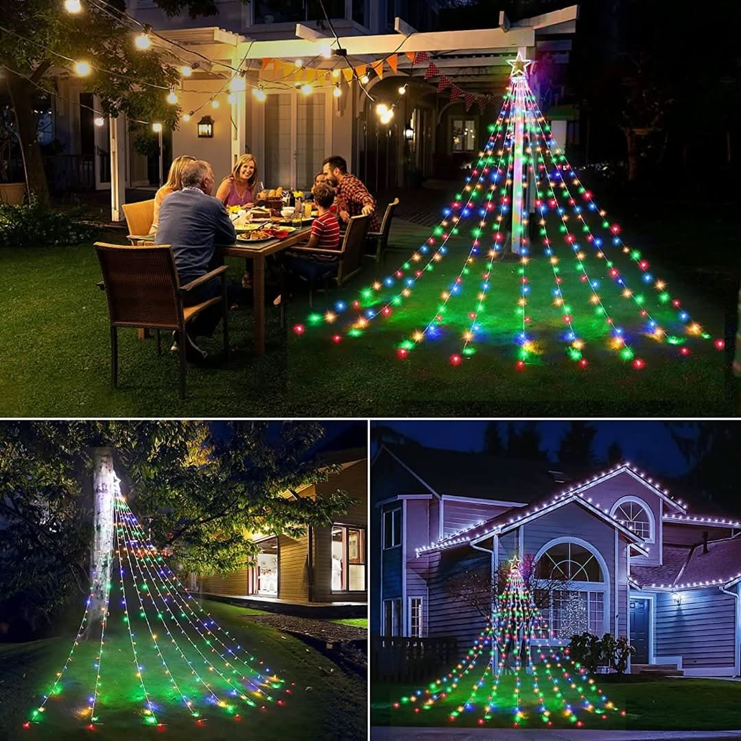 Outdoor Christmas Tree LED Light Show