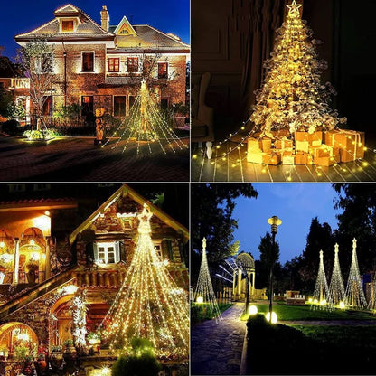 Outdoor Christmas Tree LED Light Show