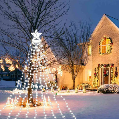 Outdoor Christmas Tree LED Light Show