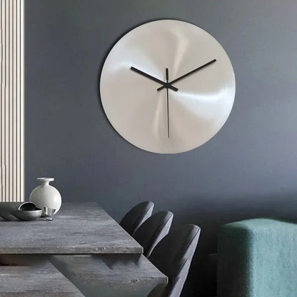ChronoSteel - Minimalistische roestvrijstalen wandklok - Stijlvol en tijdloos