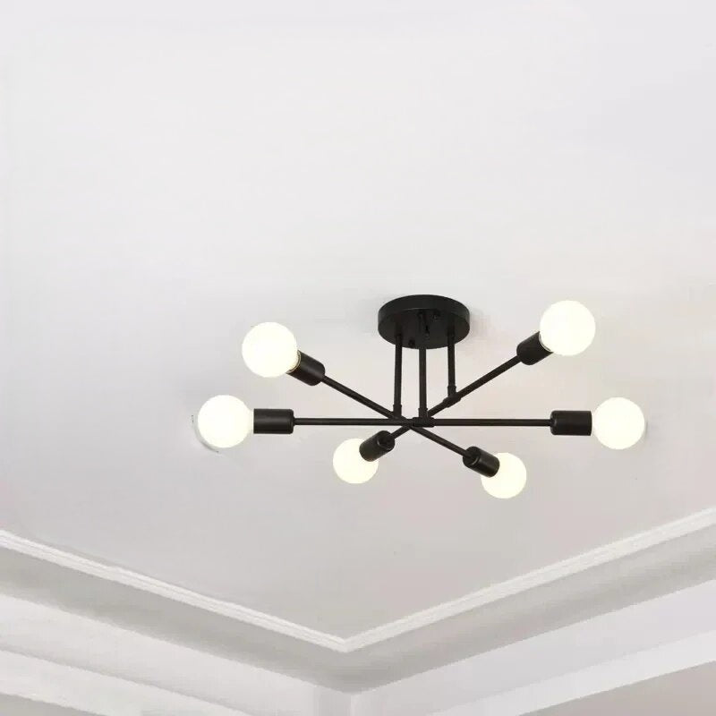 Plafoniera LED minimalista per interni moderni
