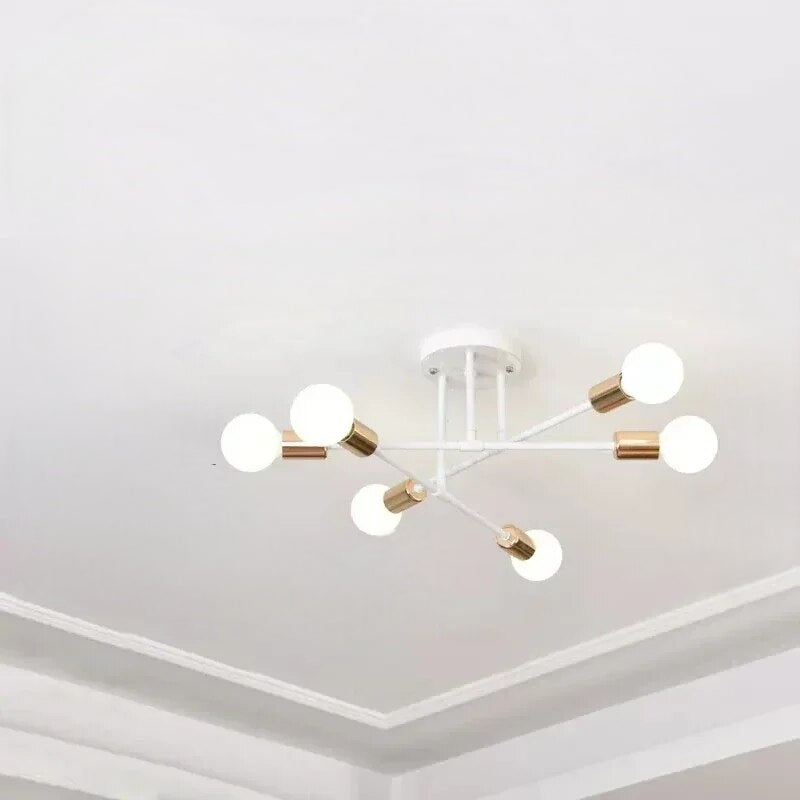 Plafoniera LED minimalista per interni moderni