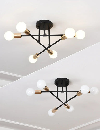 Plafoniera LED minimalista per interni moderni