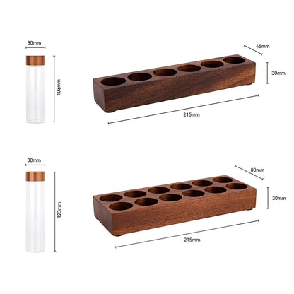 Coffee Bean Storage Container - Glass Display Rack - Stylish Storage
