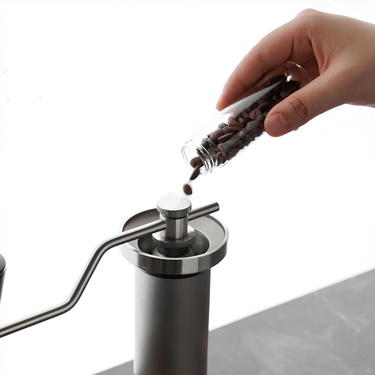 Coffee Bean Storage Container - Glass Display Rack - Stylish Storage
