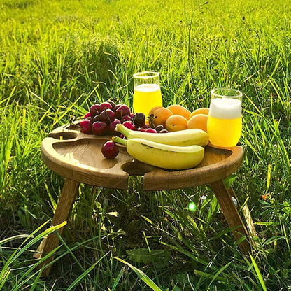 Tavolo da picnic pieghevole compatto - Ideale per mangiare all'aperto