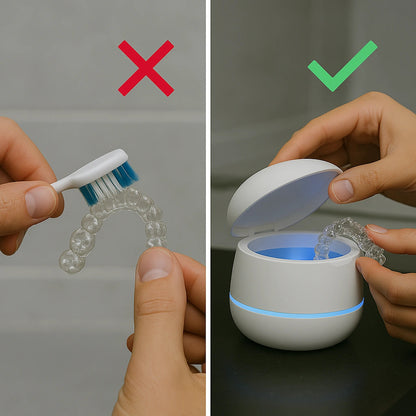 Limpiador ultrasónico UV para dientes