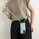 Phone Case with Shoulder Strap and Card Holder for Daily Use
