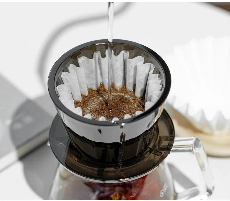 Crystal Eye Flat Bottom Coffee Dripper - Perfect Extraction - Quick and Easy to Use