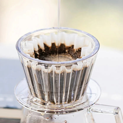 Crystal Eye Flat Bottom Coffee Dripper - Perfect Extraction - Quick and Easy to Use