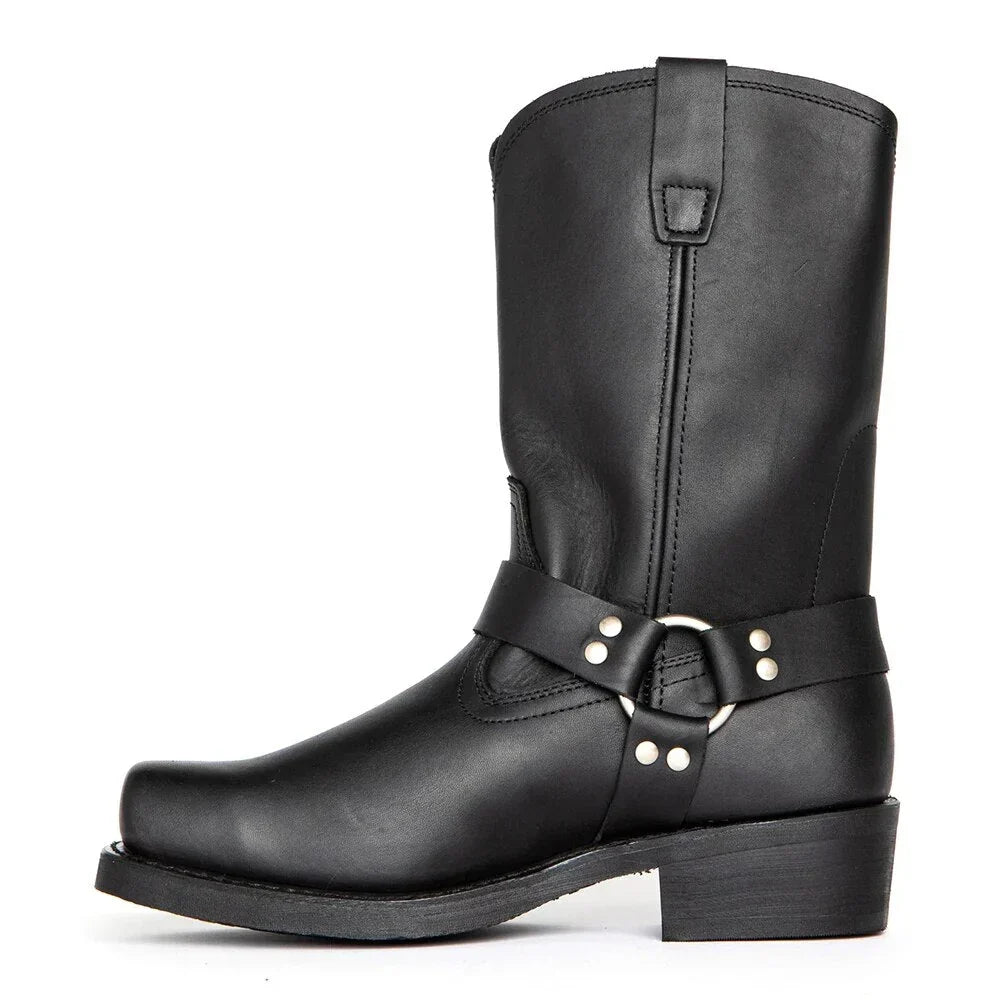 Elegante wasserdichte Cowboy-Stiefel für Herren